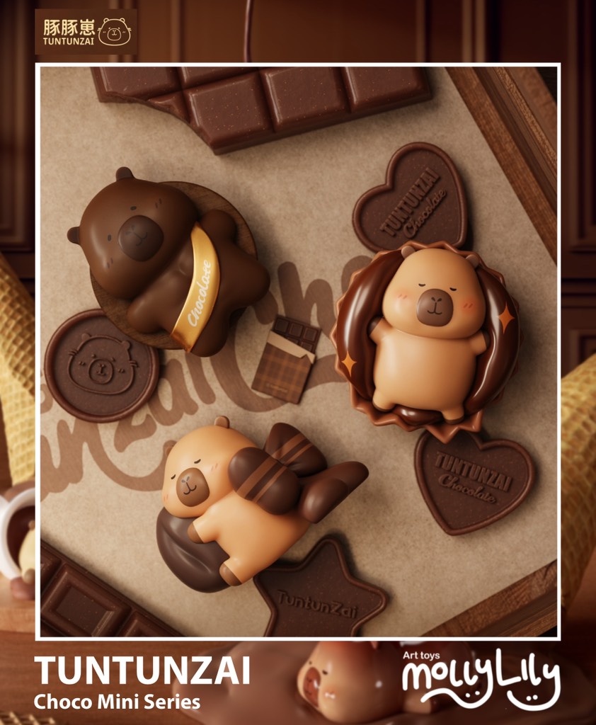 TUNTUNZAI Capybara Choco Mini Series