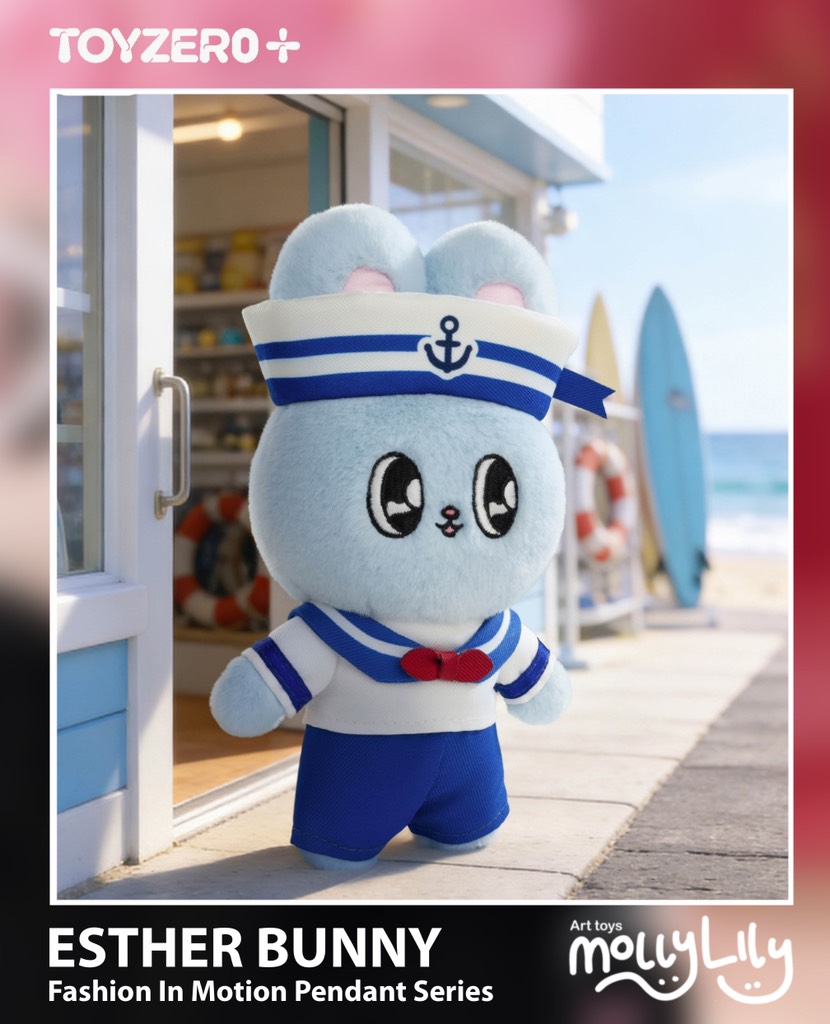 ESTHER BUNNY Fashion In Motion Plush Pendant Series