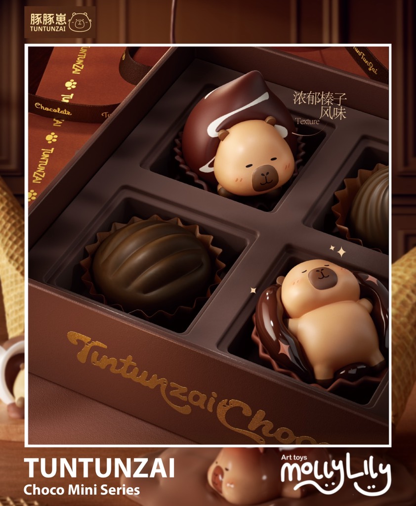 TUNTUNZAI Capybara Choco Mini Series
