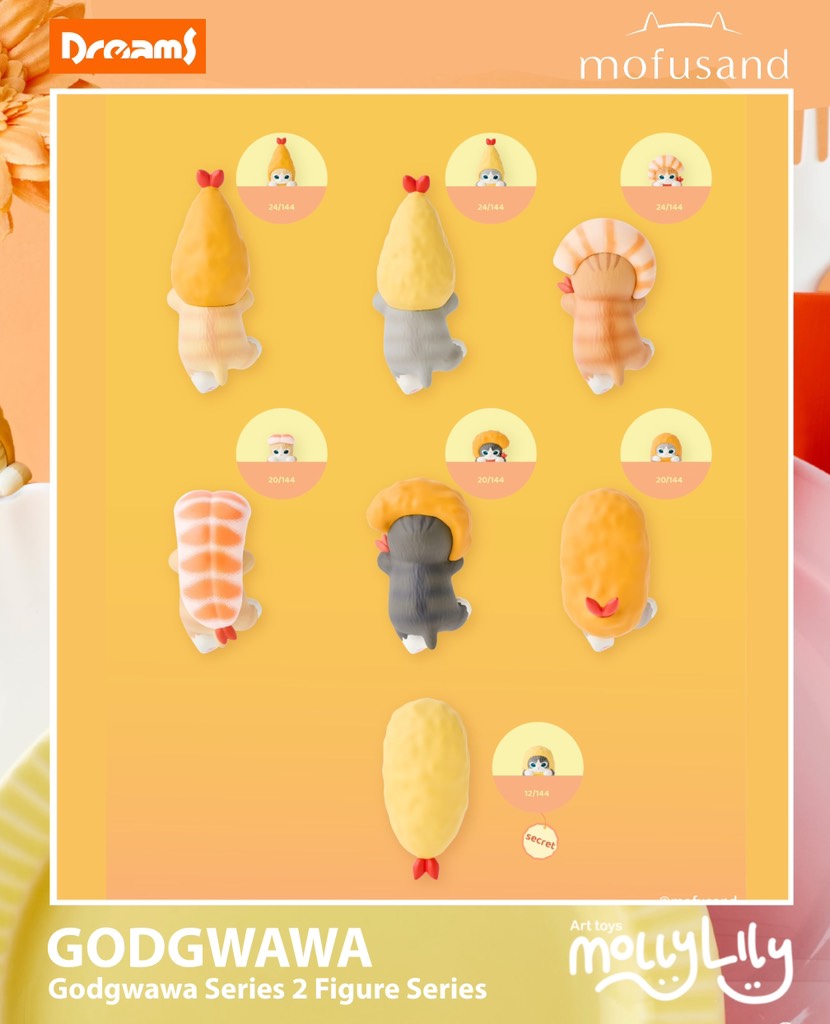 MOFUSAND Shrimp Meow Hippers Series