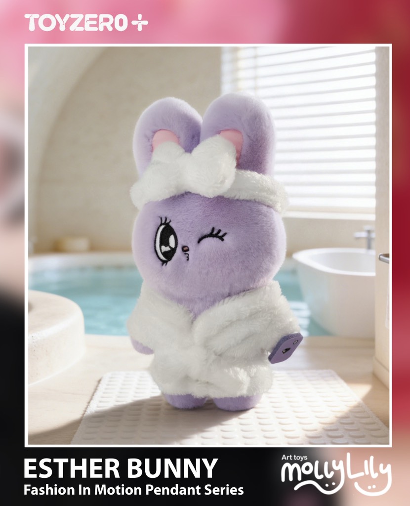 ESTHER BUNNY Fashion In Motion Plush Pendant Series