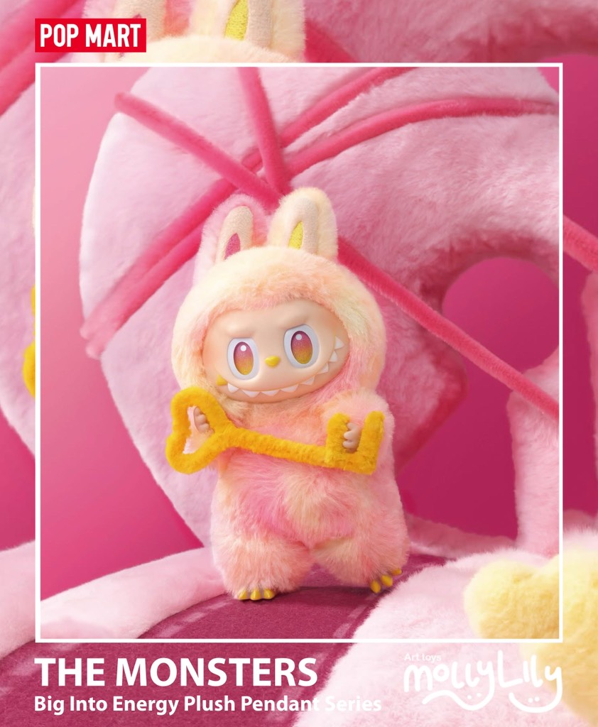 THE MONSTER Big Into Energy Vinyl Plush Pendant Series