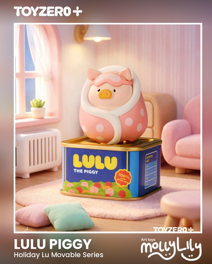 LULU THE PIGGY Holiday Lu! Movable Figure Series