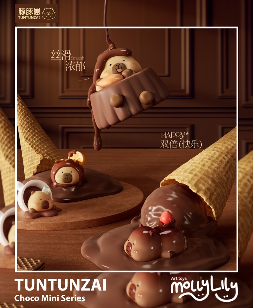 TUNTUNZAI Capybara Choco Mini Series
