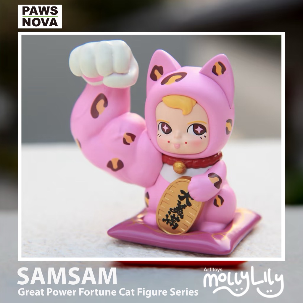 SAMSAM x GREAT POWER FORTUNE Lucky Cat Figure Series
