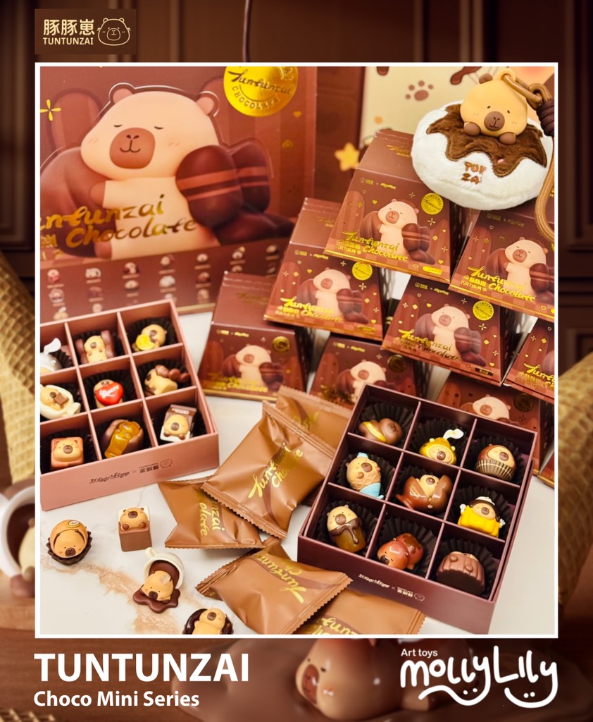 TUNTUNZAI Capybara Choco Mini Series