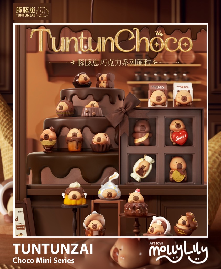 TUNTUNZAI Capybara Choco Mini Series