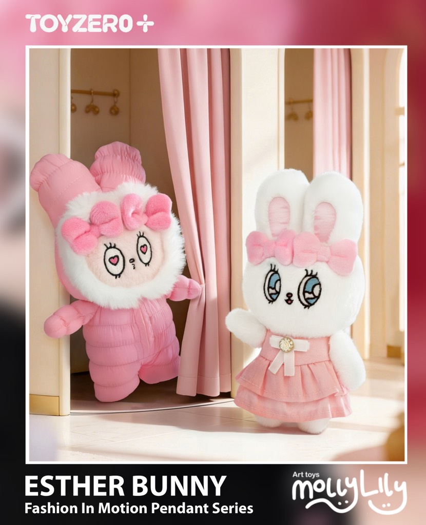 ESTHER BUNNY Fashion In Motion Plush Pendant Series
