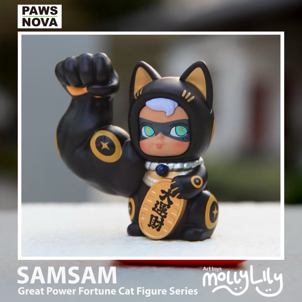 SAMSAM x GREAT POWER FORTUNE Lucky Cat Figure Series