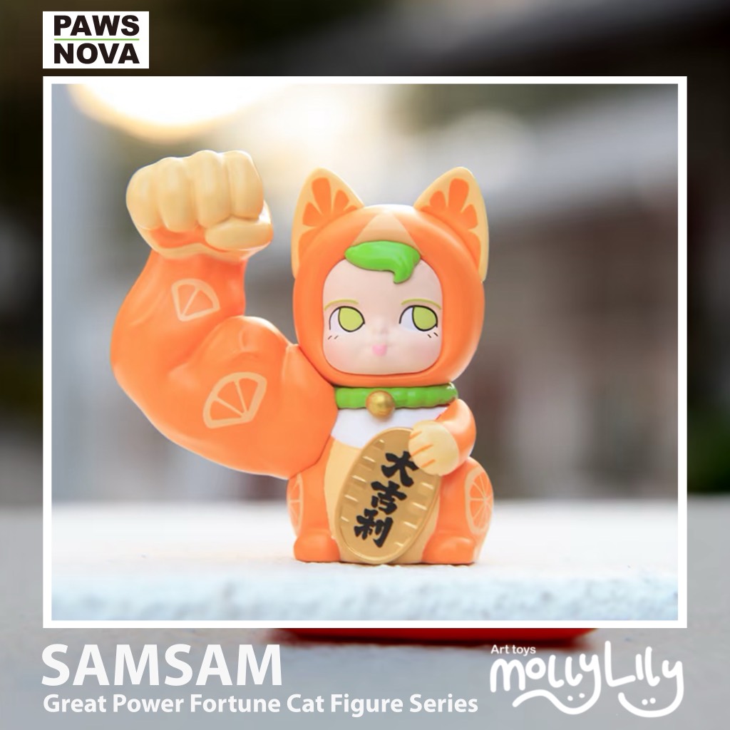 SAMSAM x GREAT POWER FORTUNE Lucky Cat Figure Series