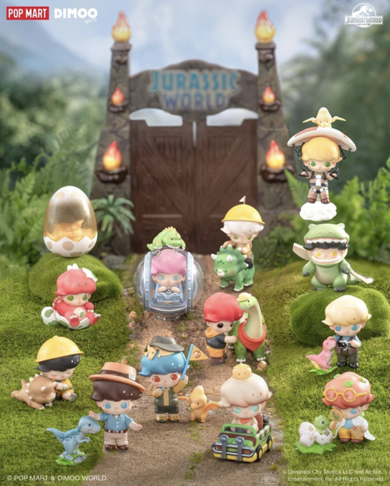 Dimoo World Fur DIMOO Jurassic World Figure Series