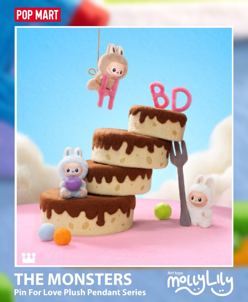 THE MONSTERS Pin For Love (N-Z) Plush Pendant Series (LABUBU)
