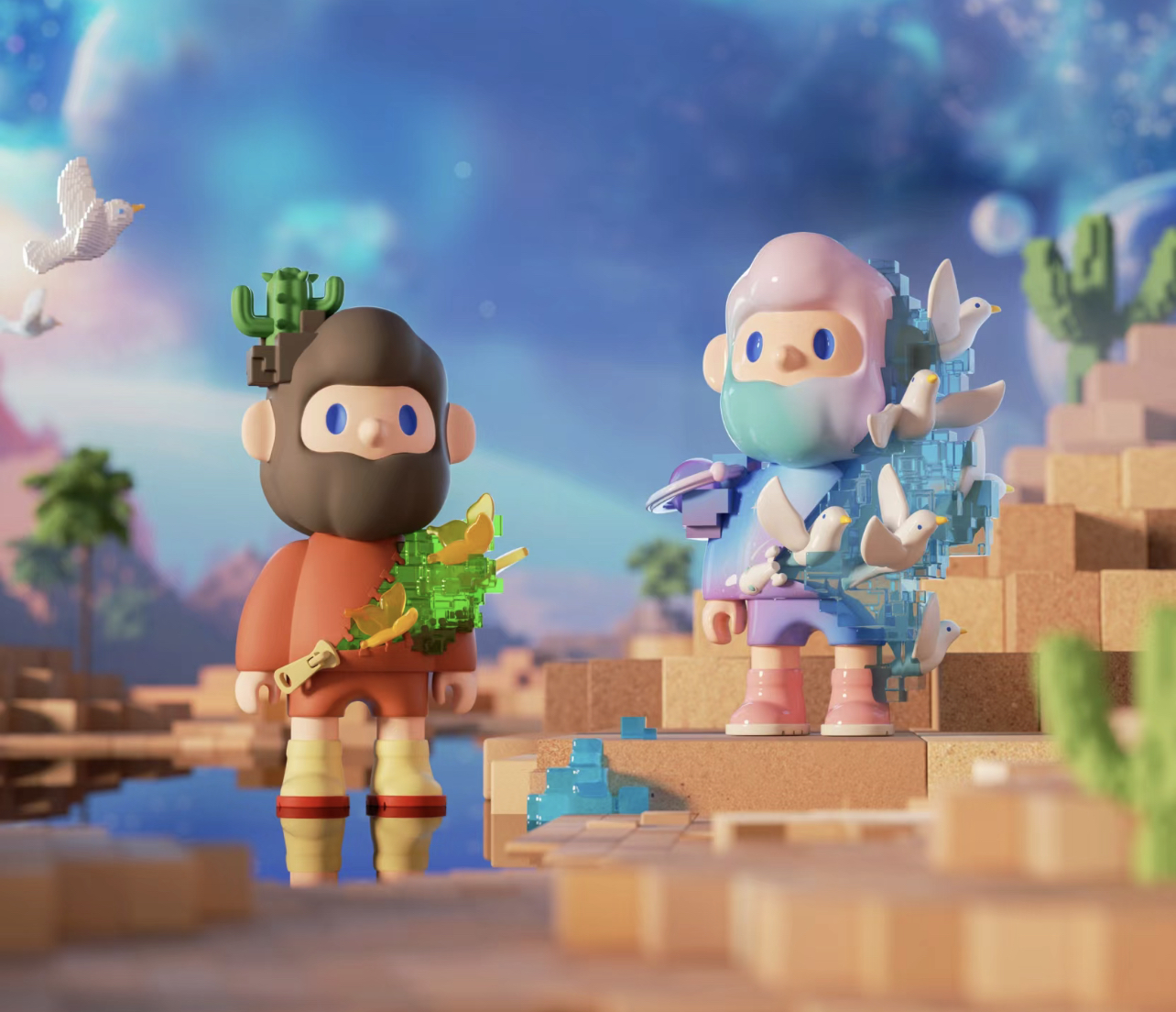 FARMER BOB Next Generation Pixel Universe Figure Series