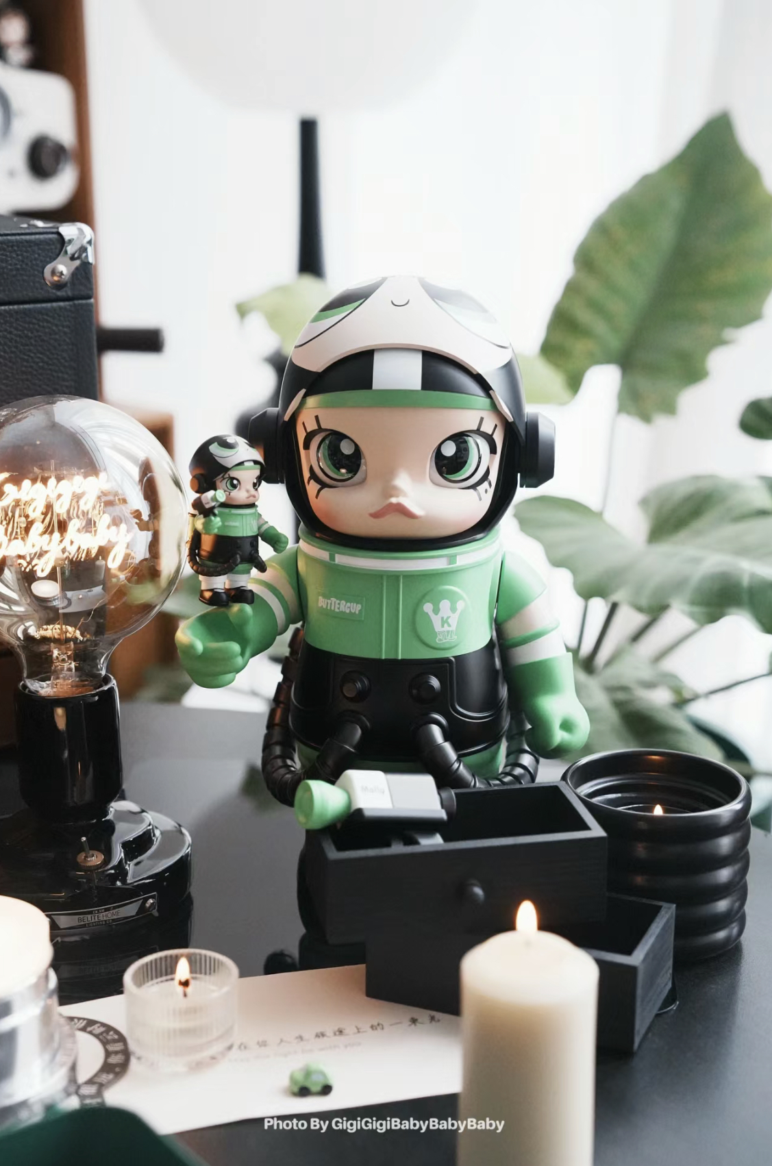 SPACE MOLLY x Powerpuff Girls 400% + 100% Figures - Buttercup