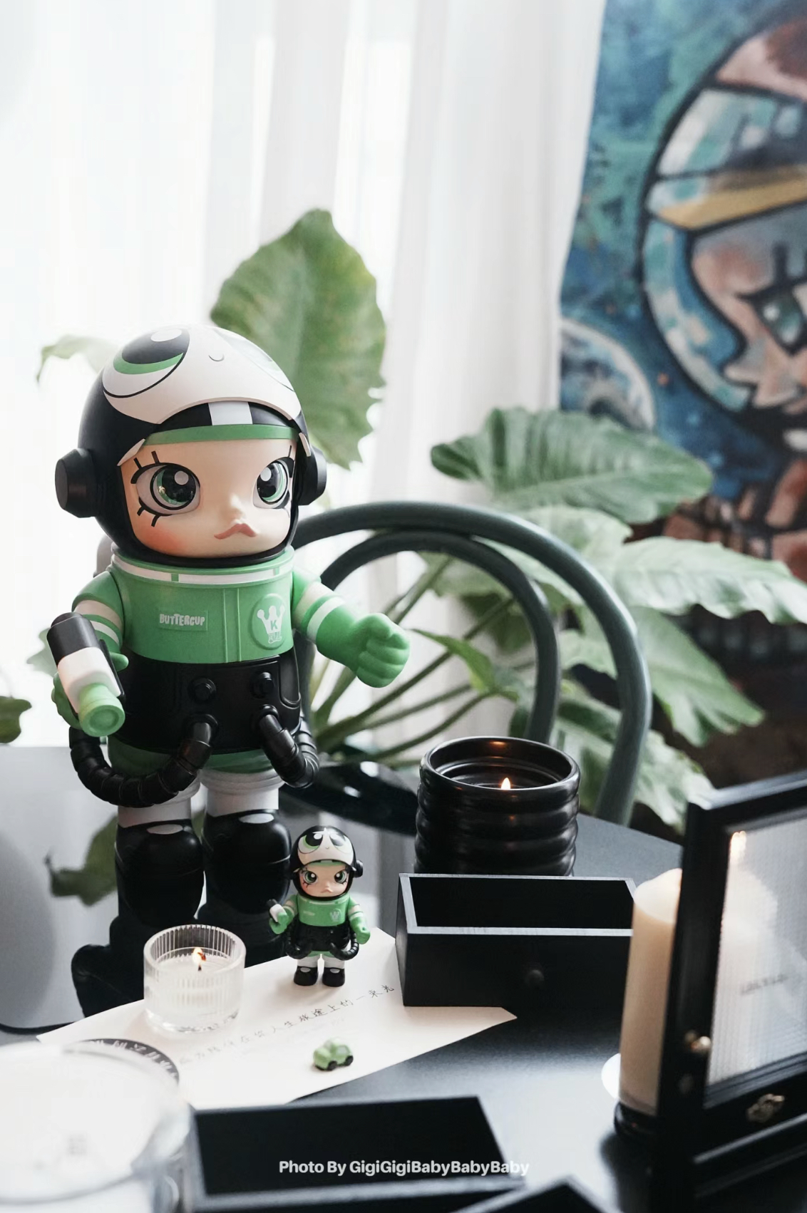 SPACE MOLLY x Powerpuff Girls 400% + 100% Figures - Buttercup