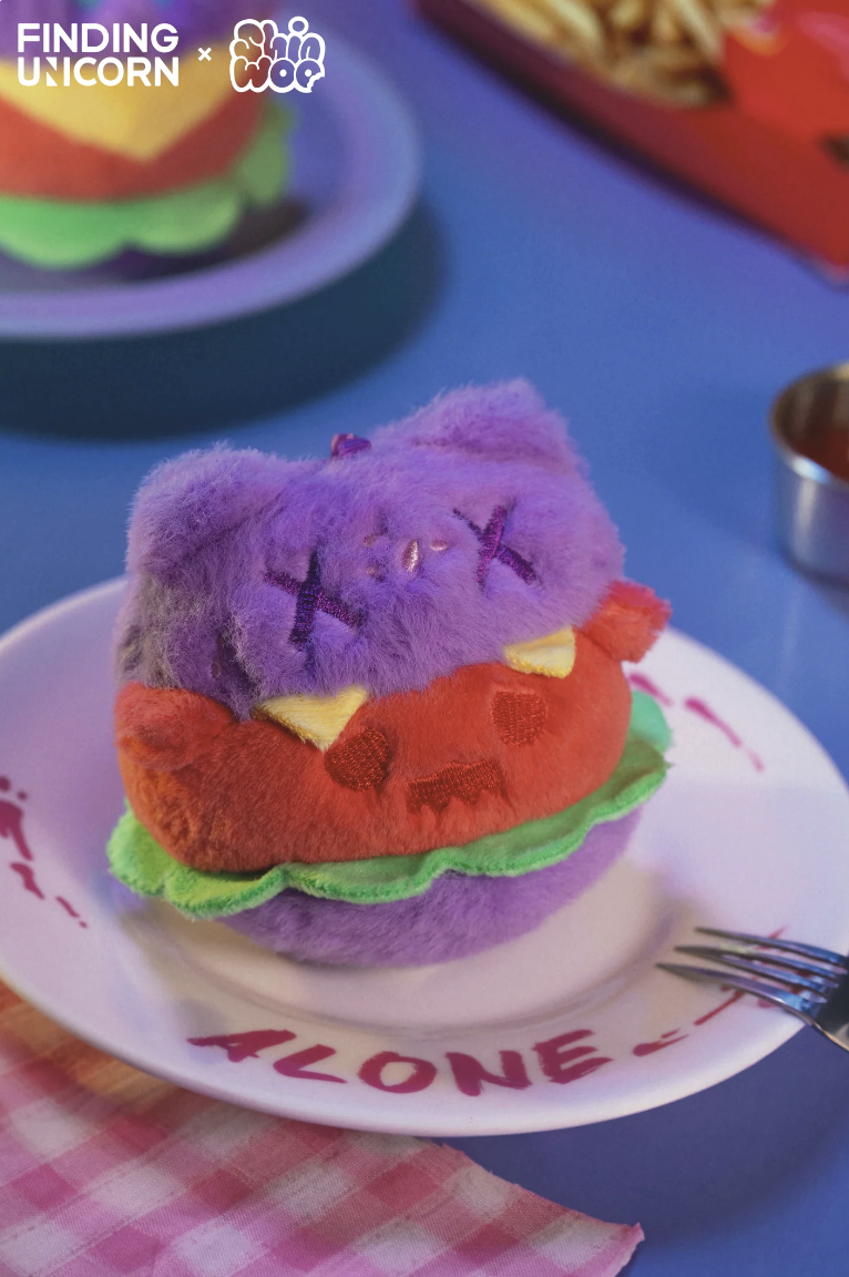 SHINWOO Strange Ghost Dinner Plush Keychain Series