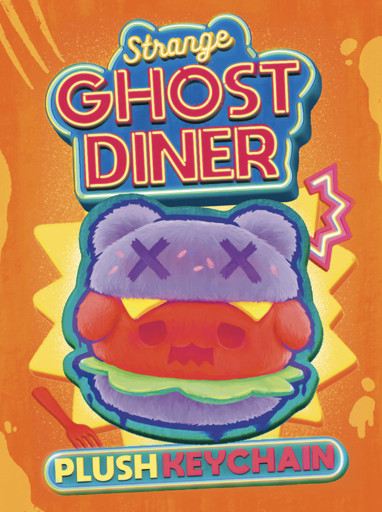 SHINWOO Strange Ghost Dinner Plush Keychain Series