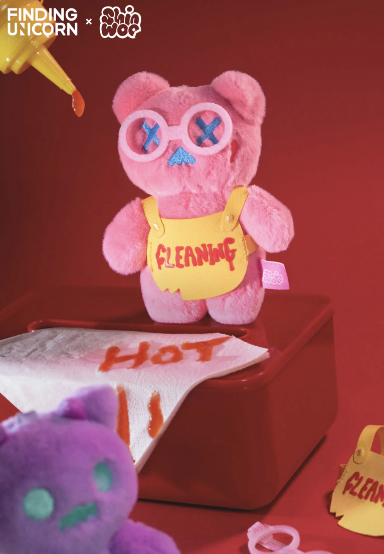 SHINWOO Strange Ghost Dinner Plush Keychain Series