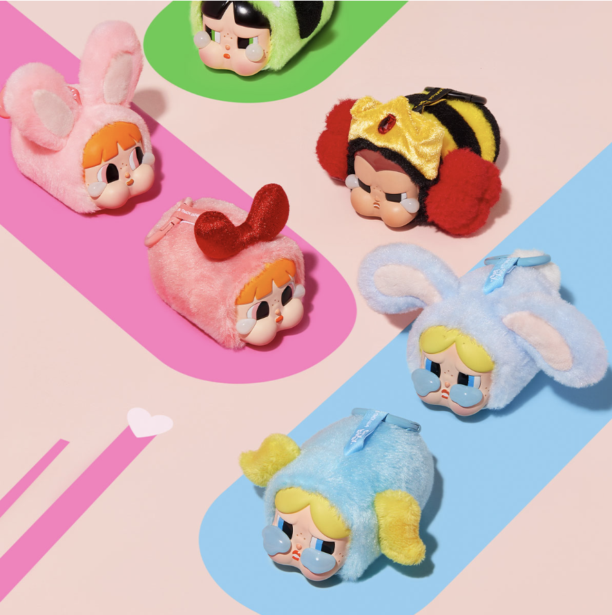 CRYBABY Powerpuff Girls Vinyl Face Keychain Series