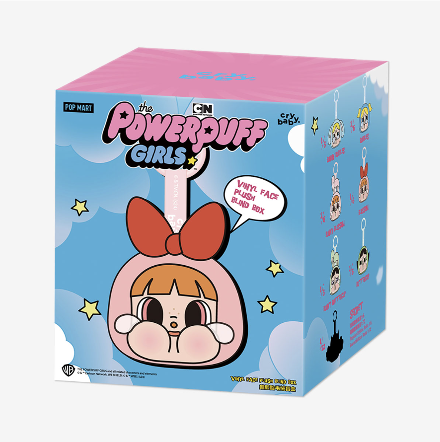 CRYBABY Powerpuff Girls Vinyl Face Keychain Series