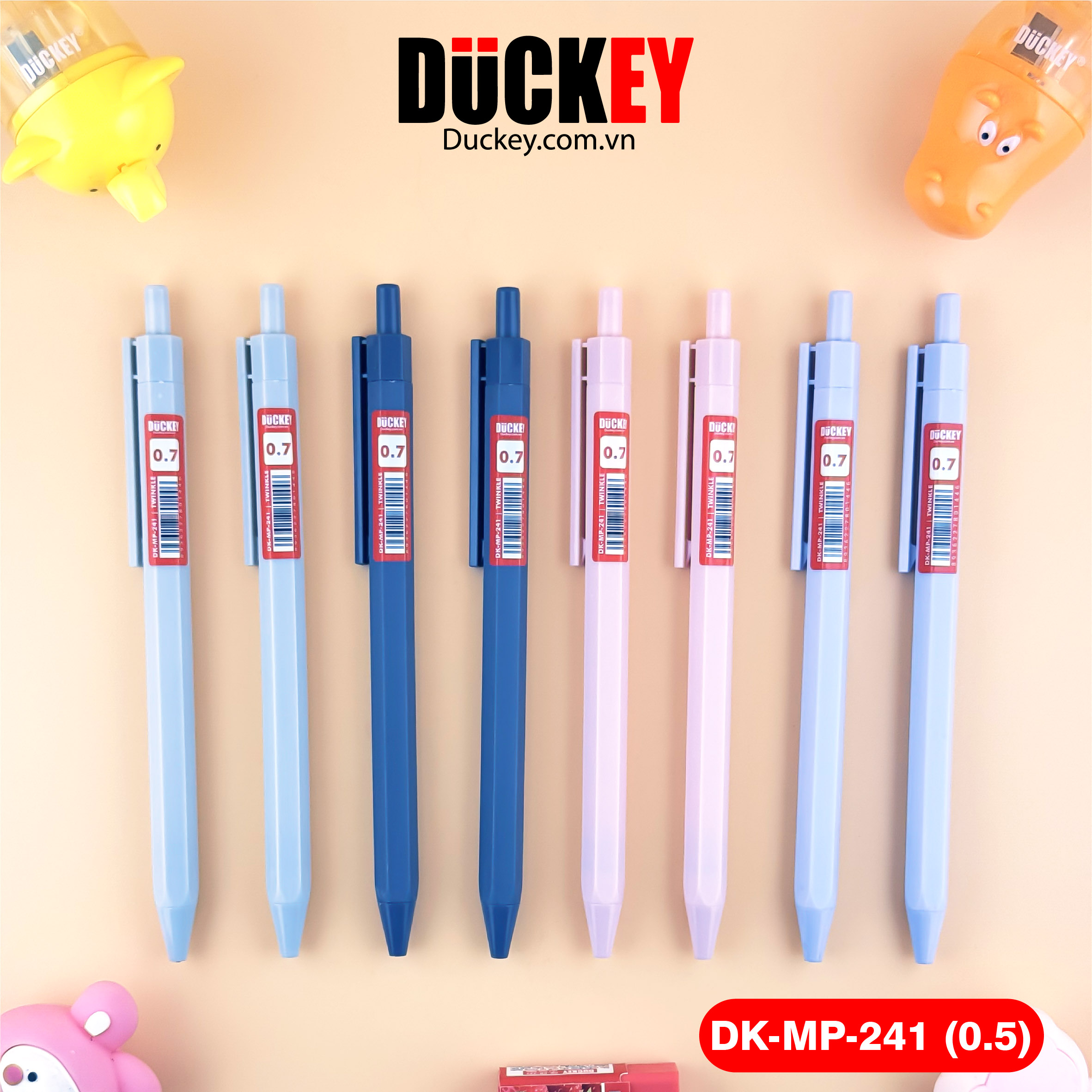 Bút chì kim Duckey DK-MP-241 0.7mm thân nhựa siêu nhẹ.