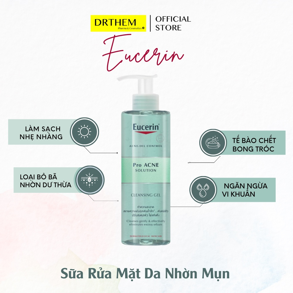 Sữa rửa mặt Eucerin