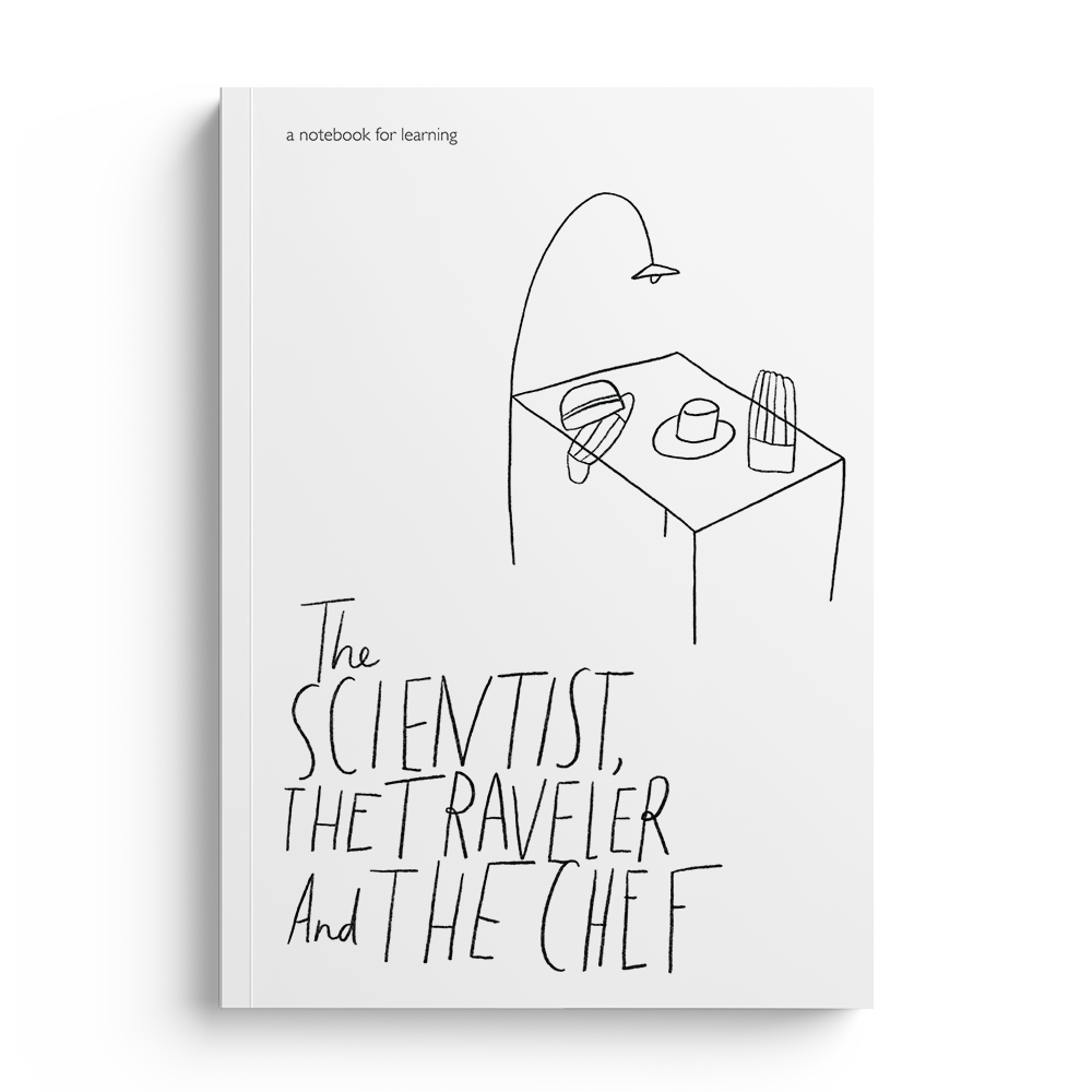 THE SCIENTIST, THE TRAVELER & THE CHEF—Sổ ghi chép thiết kế chuyên biệt cho việc học (A notebook for learning)
