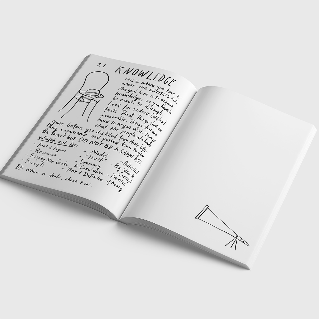 THE SCIENTIST, THE TRAVELER & THE CHEF—Sổ ghi chép thiết kế chuyên biệt cho việc học (A notebook for learning)