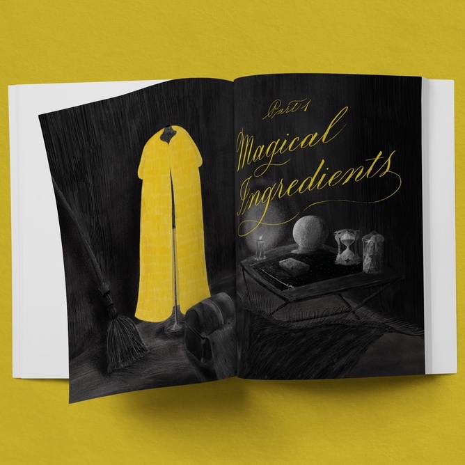 ABRACADABRA—Sổ tập viết calligraphy và những câu thần chú chữa lành (A notebook for positive self-affirmations with the help of calligraphy)