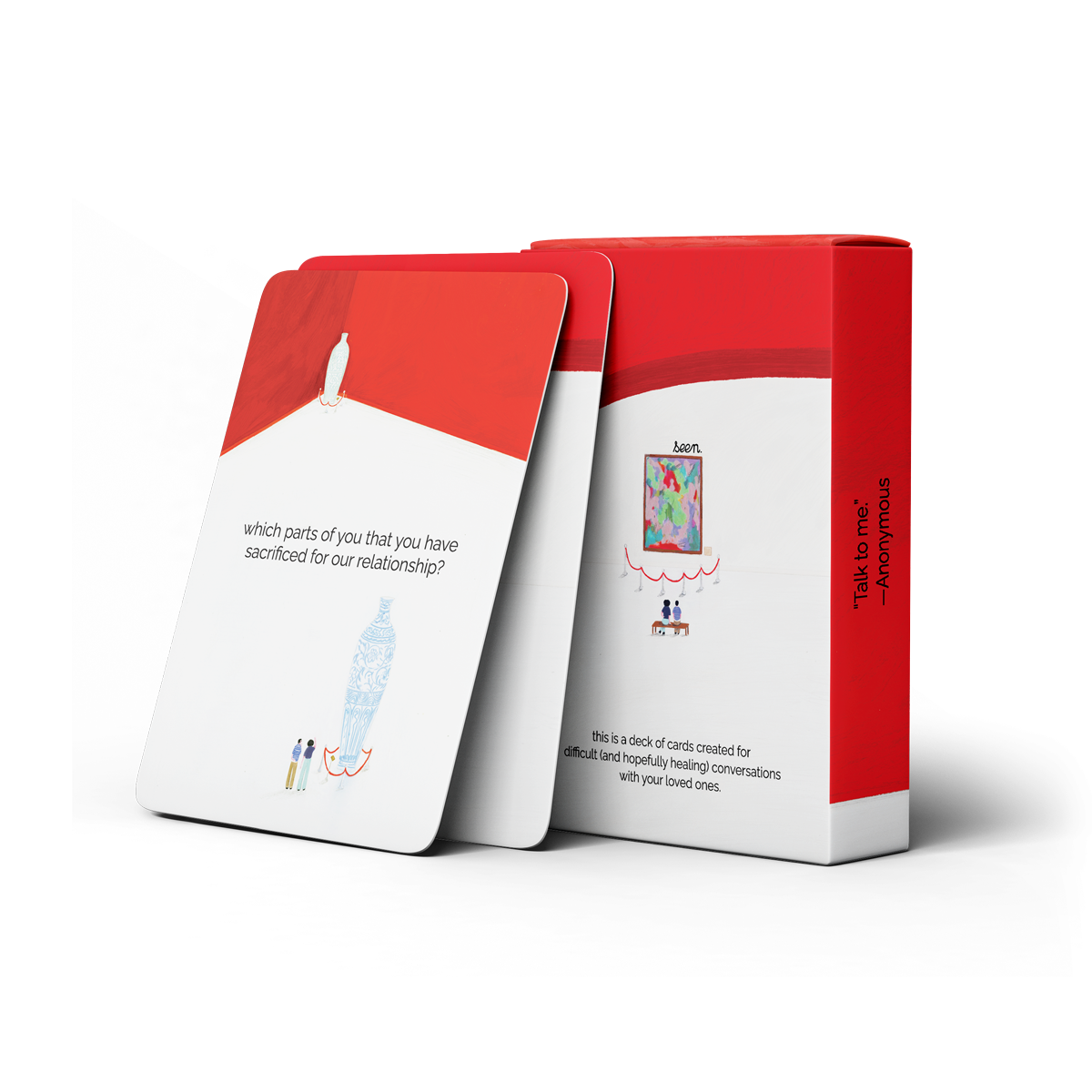 SEEN—Phiên bản tiếng Anh của bộ bài NGHE (Deck of card for difficult and hopefully healing conversations with your loved ones)