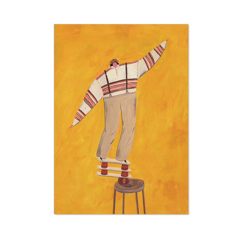 TRANH IN A3—A Balancing Act