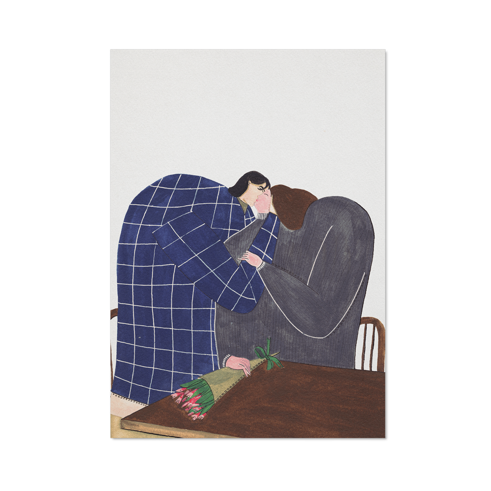 TRANH IN A3—The Kiss