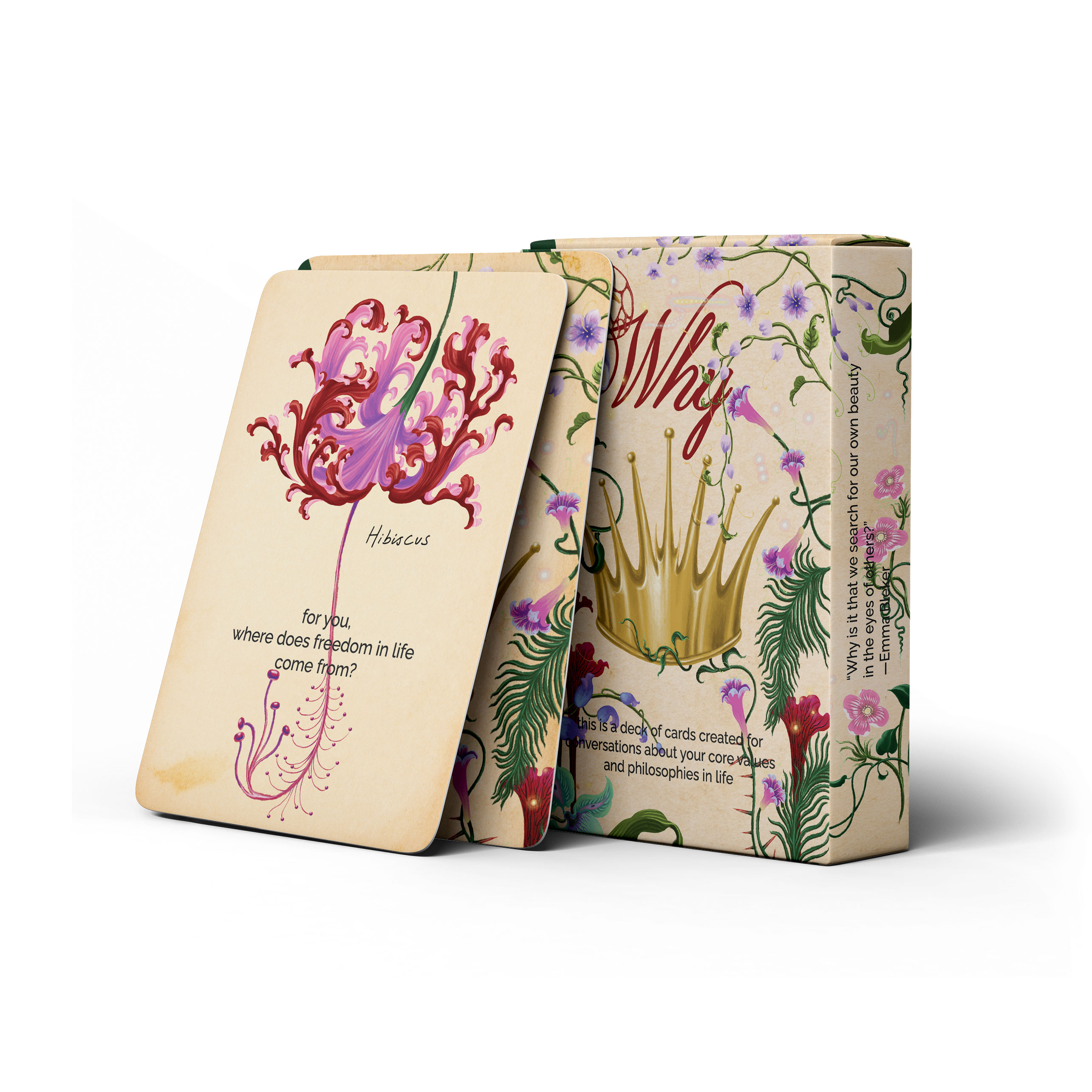 WHY—Phiên bản tiếng Anh của bộ bài HOA (Deck of cards for conversations about your core values and philosophies in life)