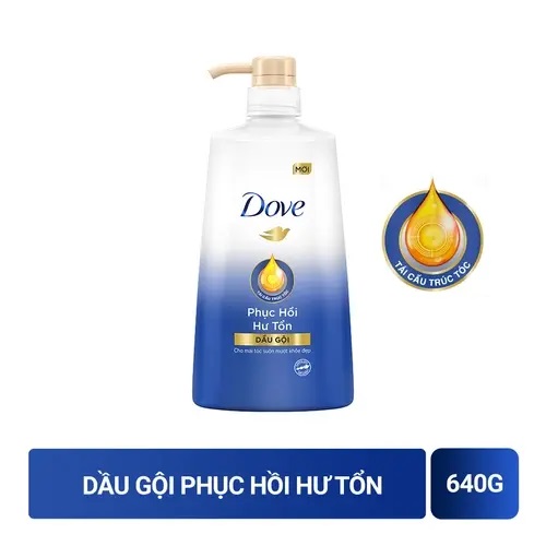 DOVE dầu gội phục hồi tóc hư tổn 880g