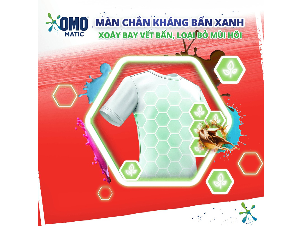 OMO Bột Giặt CF Tinh Dầu Thơm Sang Trọng Bền Lâu 5.3kg/3 gói