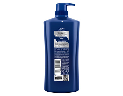 Dầu Gội Clear Men Mát Lạnh Bạc Hà 900G