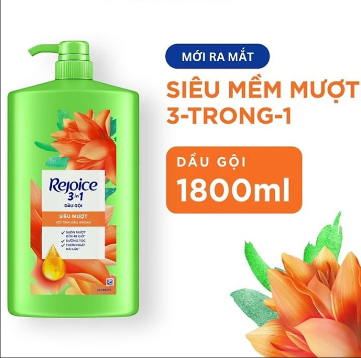 REJOICE dầu gội siêu mềm mượt 1800ml