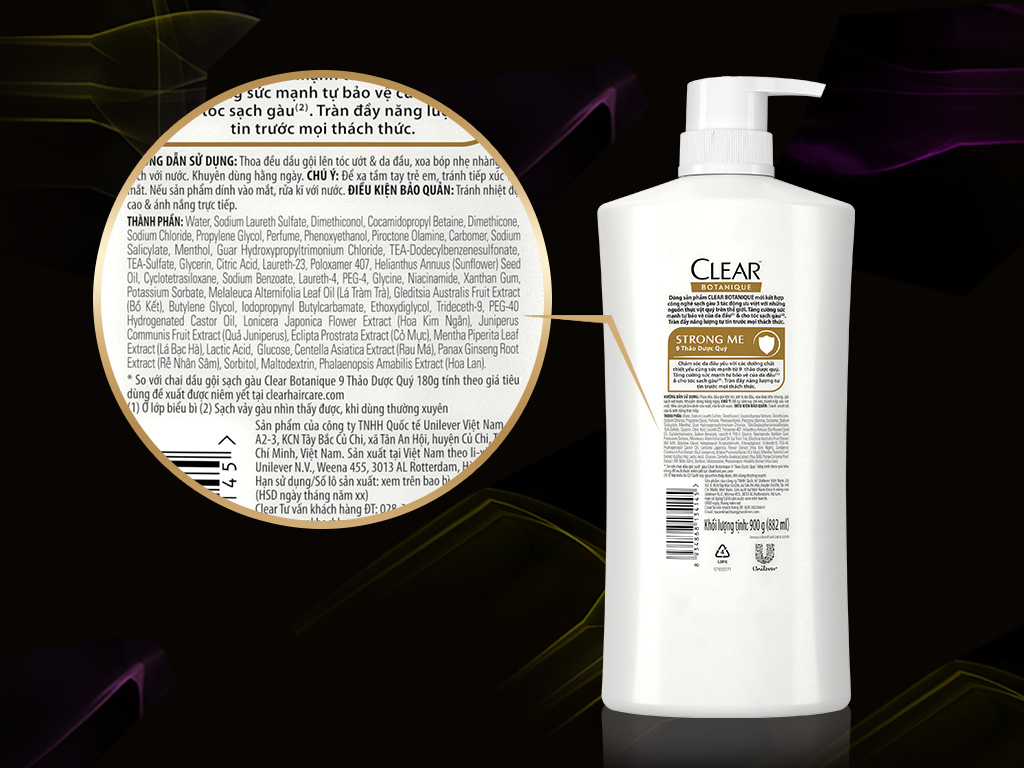 Dầu gội Clear Thảo Dược 900g