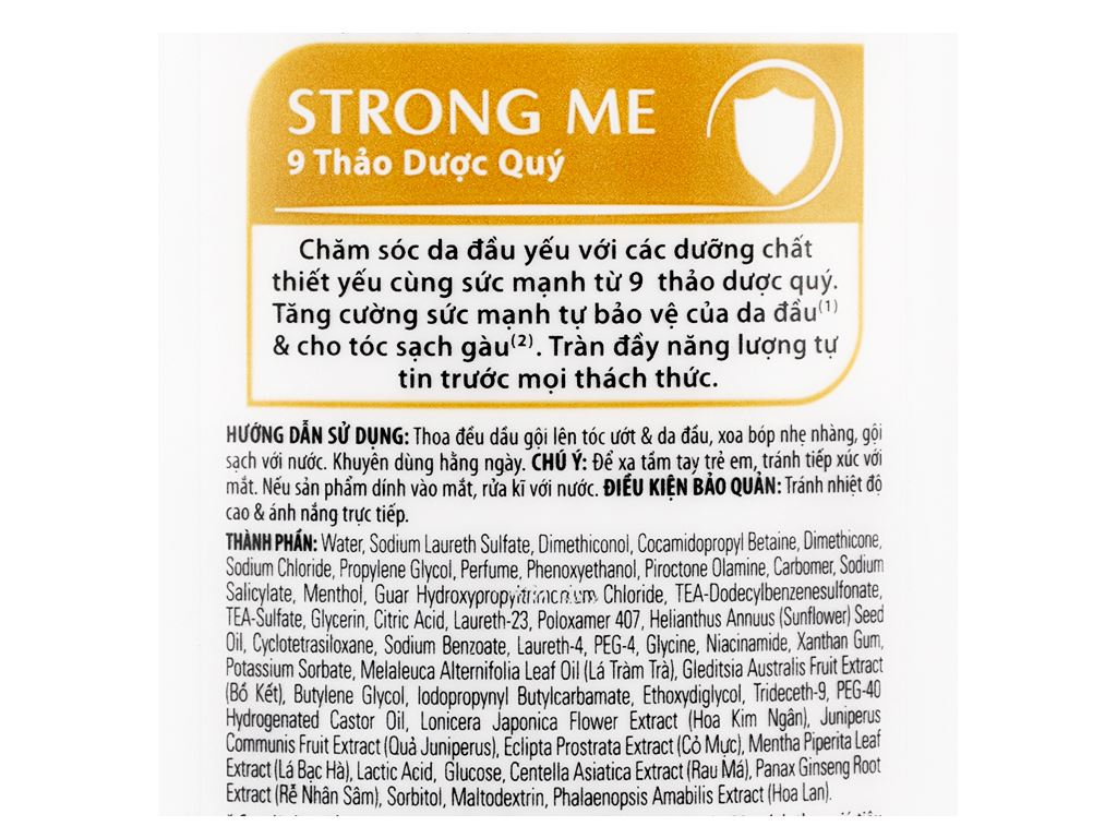 Dầu gội Clear Thảo Dược 900g