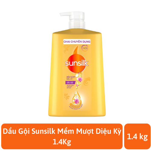 Dầu gội Sunsilk mềm mượt diệu kỳ 1.4Kg