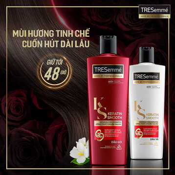 Dầu Gội TRESemmé Keratin Smooth Vào Nếp Suôn Mượt 850g