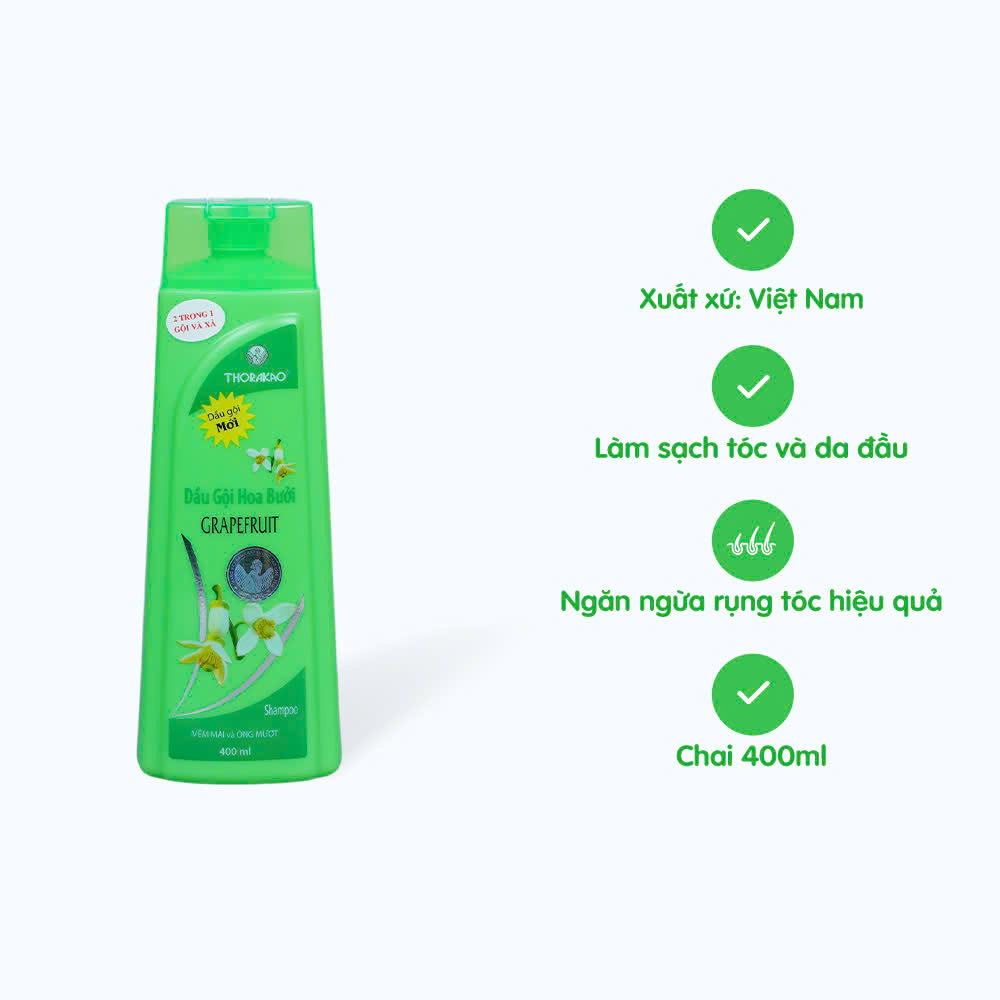 Dầu gội Thorakao Hoa Bưởi 400ml
