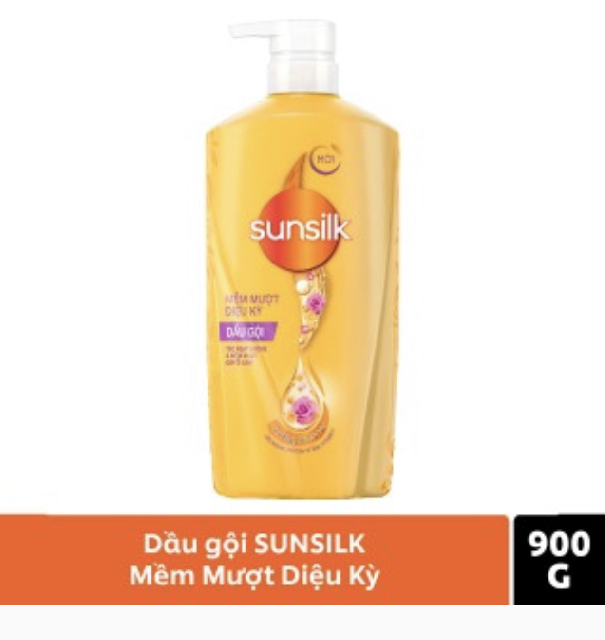 Dầu gội Sunsilk mềm mượt diệu kỳ 900G