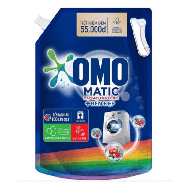 Nước giặt OMO Matic Bền Đẹp hương thơm bền lâu túi 3.6 lít