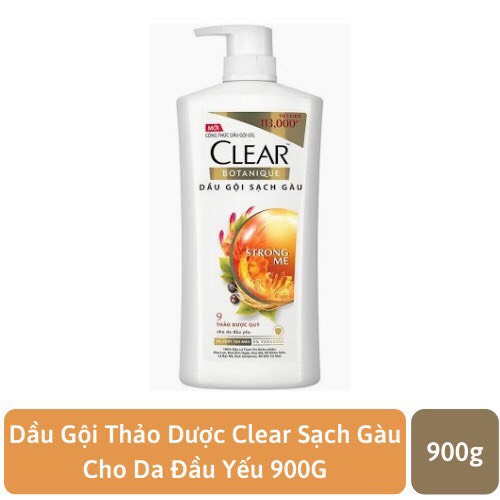 Dầu gội Clear Thảo Dược 900g