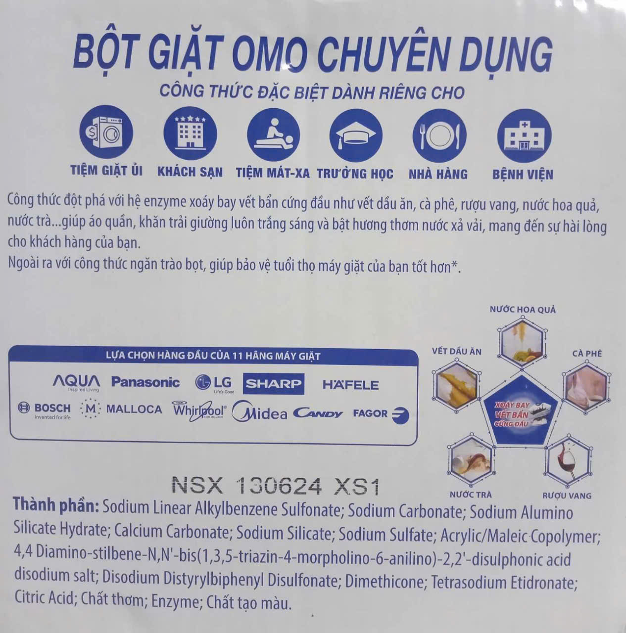 Bột Giặt OMO MATIC Chuyên Dụng 9kg