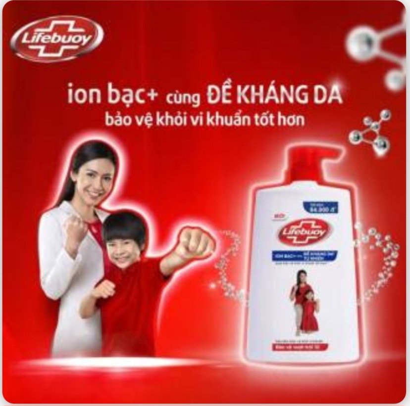Sữa tắm LIFEBOUY 1.1KG  sữa dưỡng ẩm