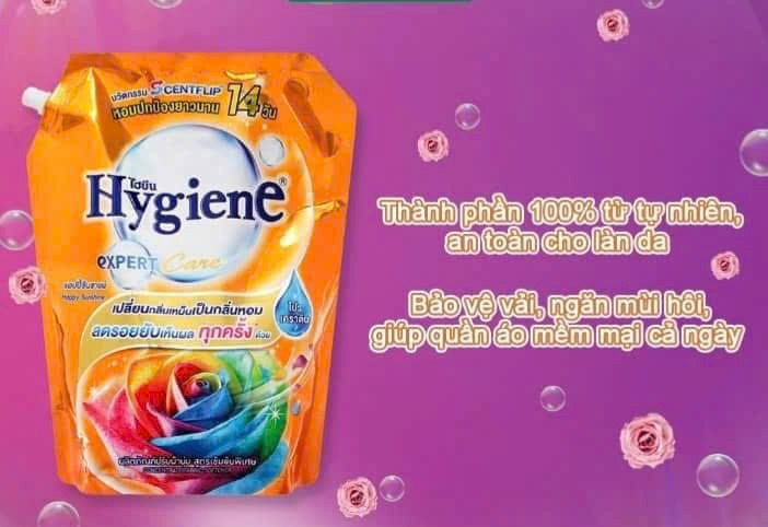 Nước xả vải HYGIENE 2200ml (cam) Hương Happy Sunshine