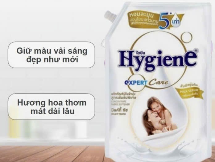 Nước xả vải HYGIENE 2200ml (trắng) Hương Milky Touch