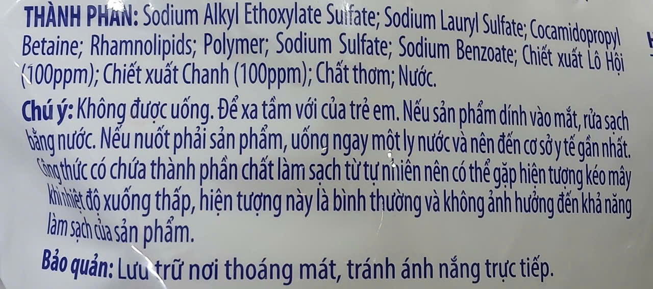 Nước rửa chén Sunlight Thiên Nhiên Hương Lô Hội 3,3kg